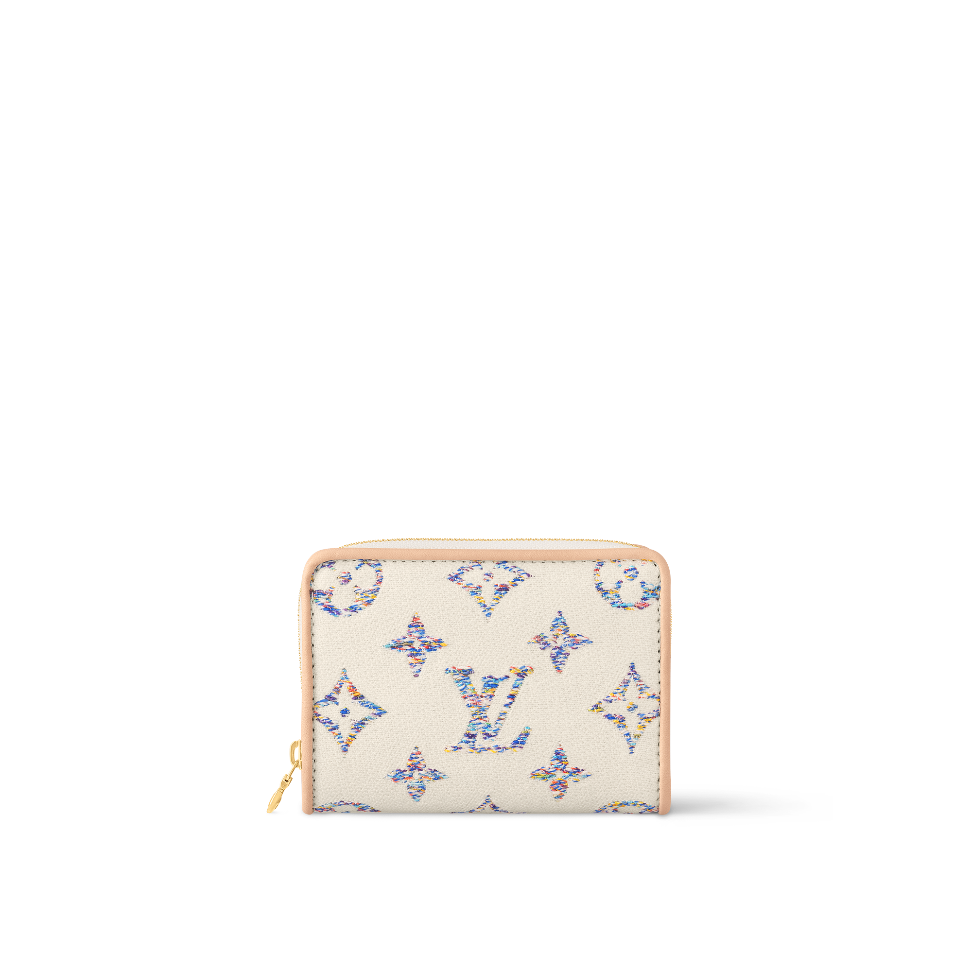 Authentic Louis Vuitton White Multicolor Monogram Card Holder Coin Purse 2024 Wallet